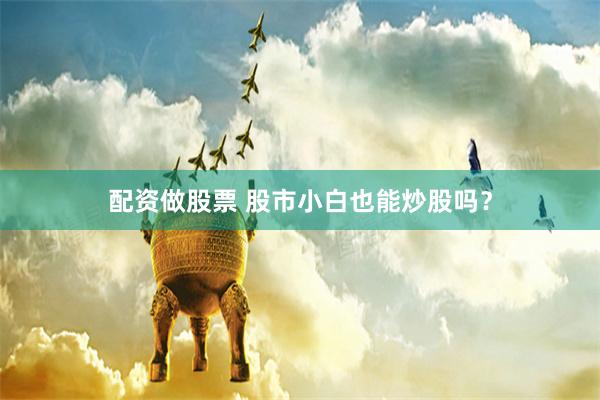 配资做股票 股市小白也能炒股吗？